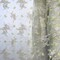 1 Yard Sage Pink Corded Bridal Lace Fabric Embroidered on Polyester Net Mesh Elegant 51 Inch Width